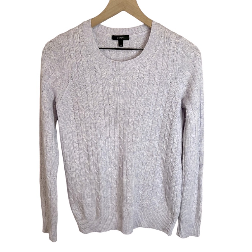J. Crew Cambridge Wool Purple Sweater